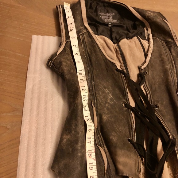 RARE LIP SERVICE LEATHER VEST NEW1 - Picture 11 of 12